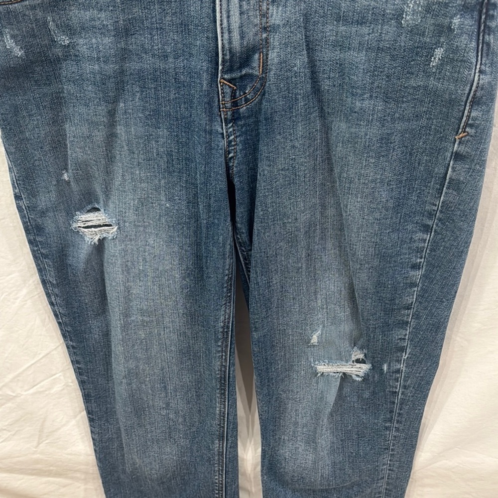 Maurice’s Distressed Straight Leg Jeans with Raw Hem - Picture 2 of 12